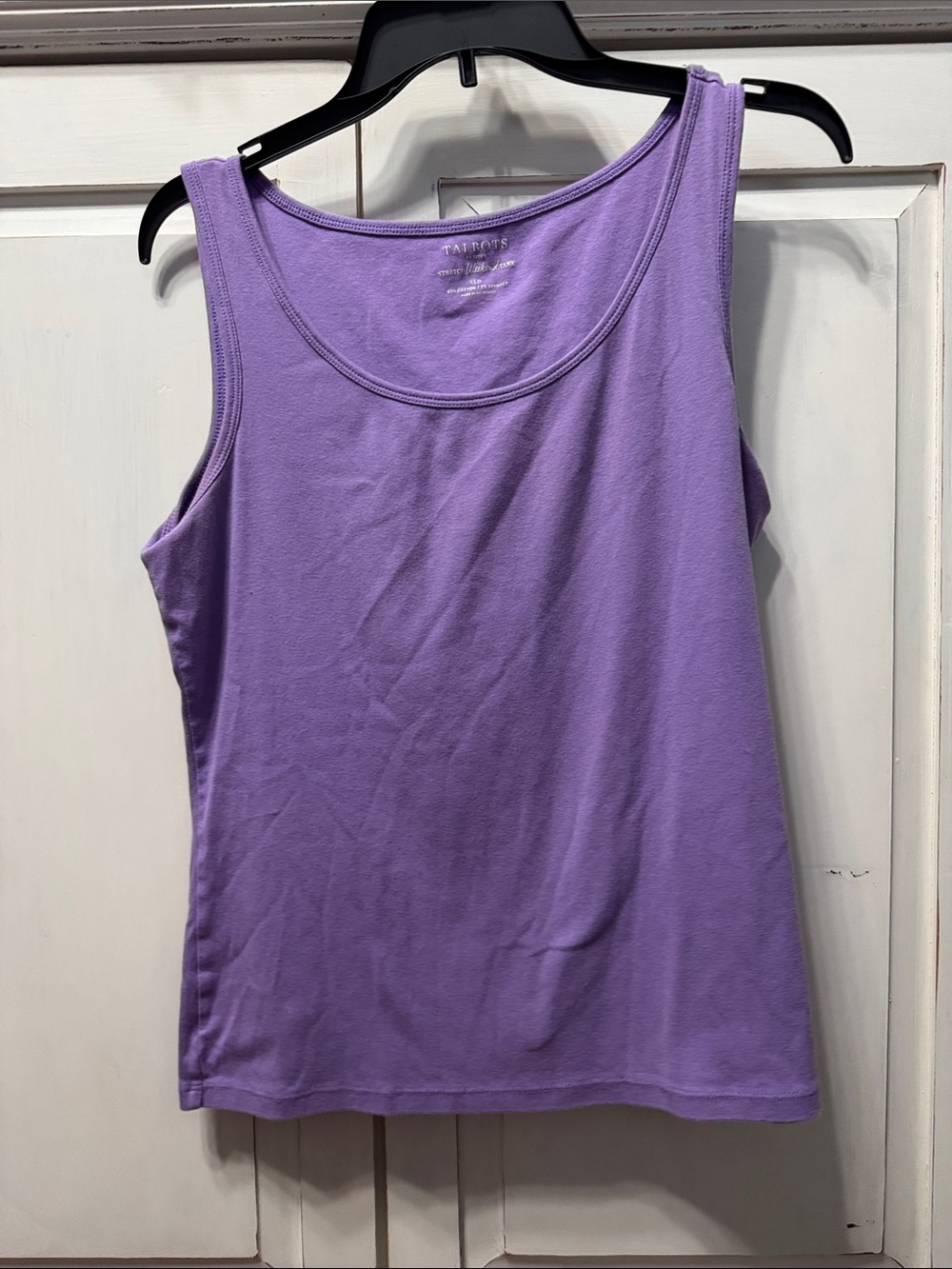 Talbots Lavender Scoop Neck Tank Top